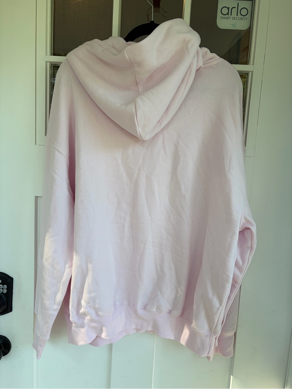 wild fable Oversized Light Pink Pullover Hoodie with Kangaroo Pocket - Picture 3 of 4